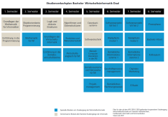 Der Studienplan für den Studiengang Wirtschaftsinformatik